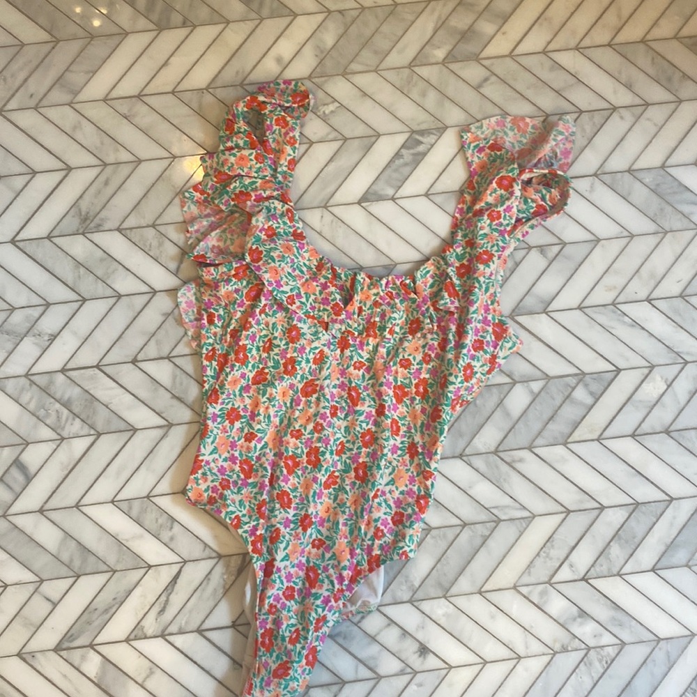 JCrew floral one piece